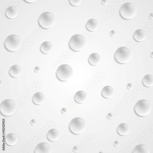 Abstract light grey circle balls background