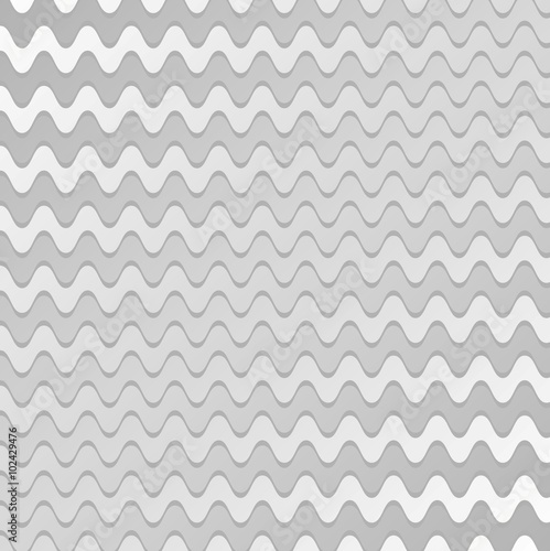 Abstract silver waves vector pattern