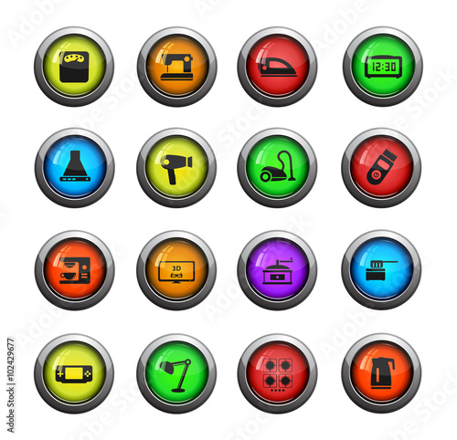 Home applicances simply icons