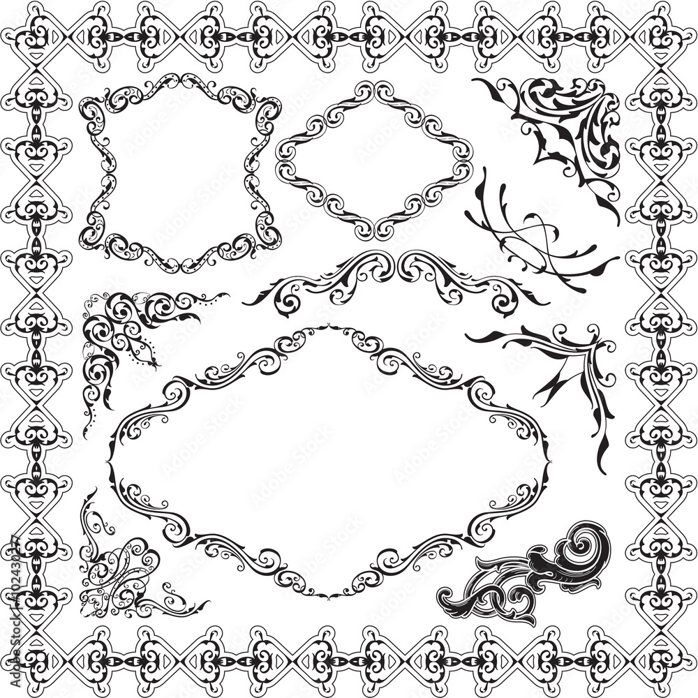 Fine baroque fine set Fine baroque fine set
