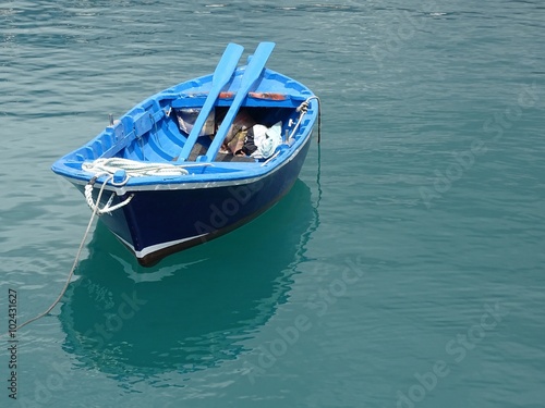 row boat in the lake