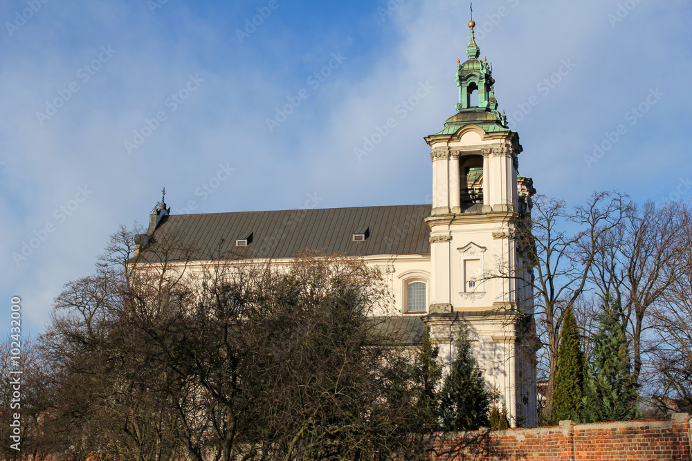 St. Stanislaus Church at Skałka, Kraków, Poland St. Stanislaus Church at Skałka, Kraków, Poland