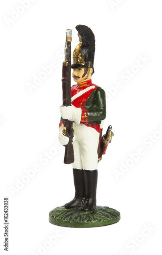 Рядовой лейб-гвардии Драгунского полка в парадной форме, 1812 год
