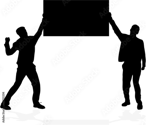 Manifestation - a group of people protesting.