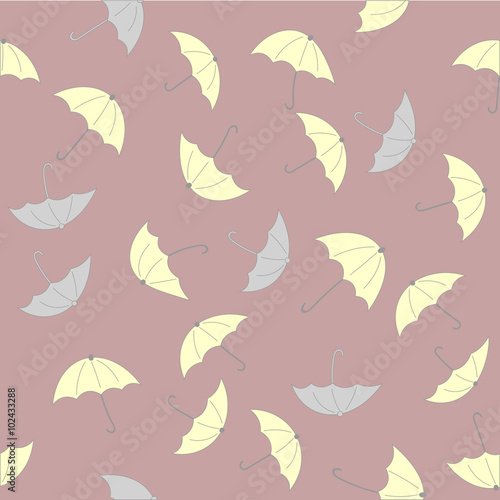 seamless pattern with umbrellas