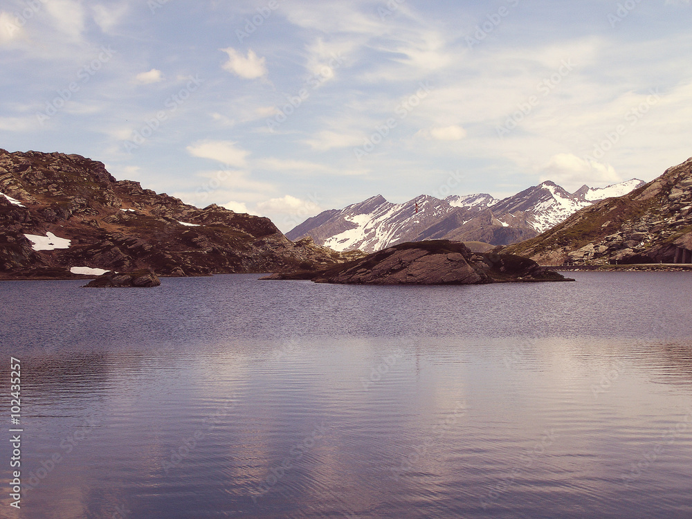 Wonderful lake San Bernardino in Switzerland. Wonderful lake San Bernardino in Switzerland.