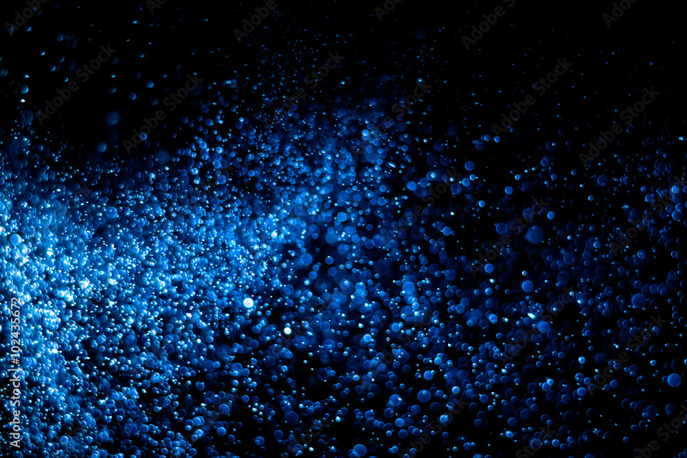 Obraz premium Abstract blue background with water drops