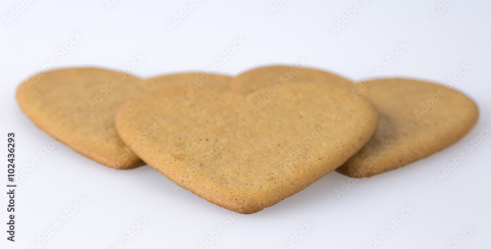 Gingerbread Cookies Close Up Gingerbread Cookies Close Up