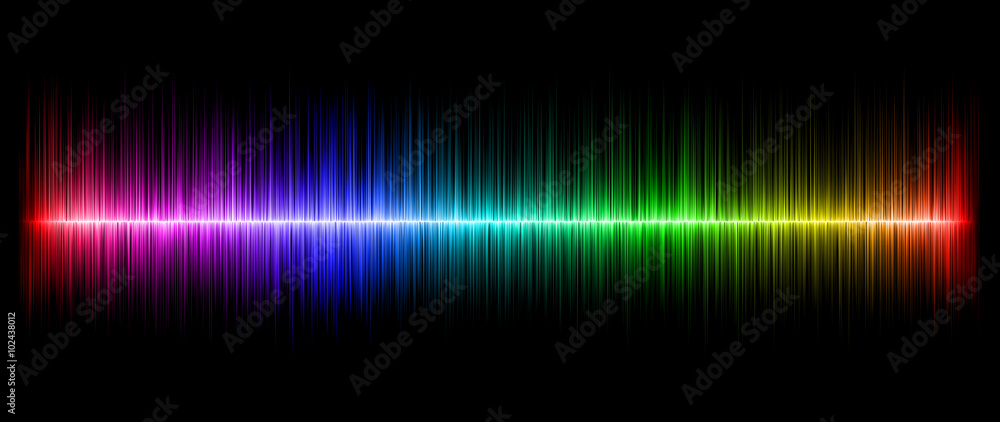 Colorful abstract amplitude
