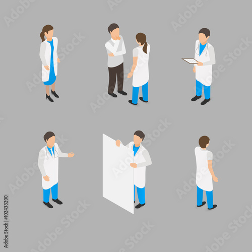 Set of doctors