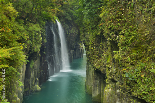 The Takachiho Gorge on the island of Kyushu, Japan