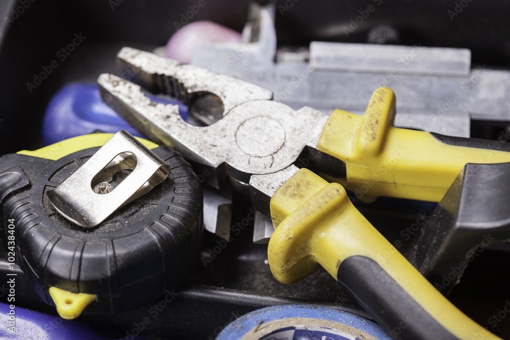 repair hand tools closeup