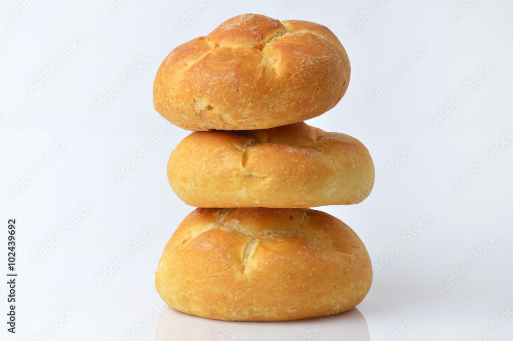 three loafs of bread
