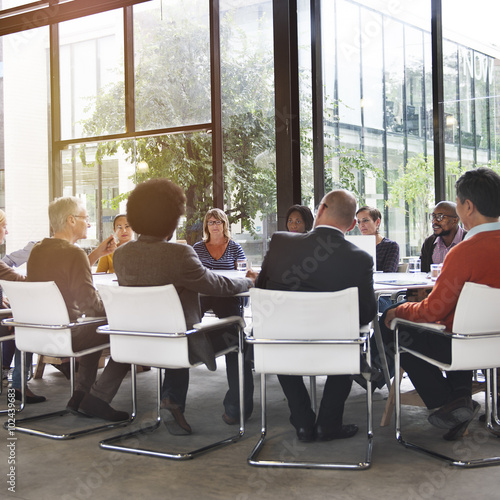 Fotografi People Meeting Communication Corporate Teamwork Concept
