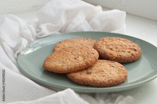 Cookies on a plate