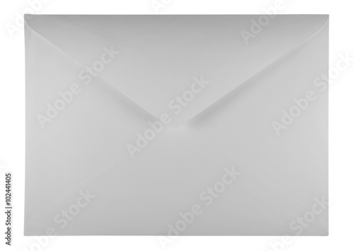 Blank envelope - white