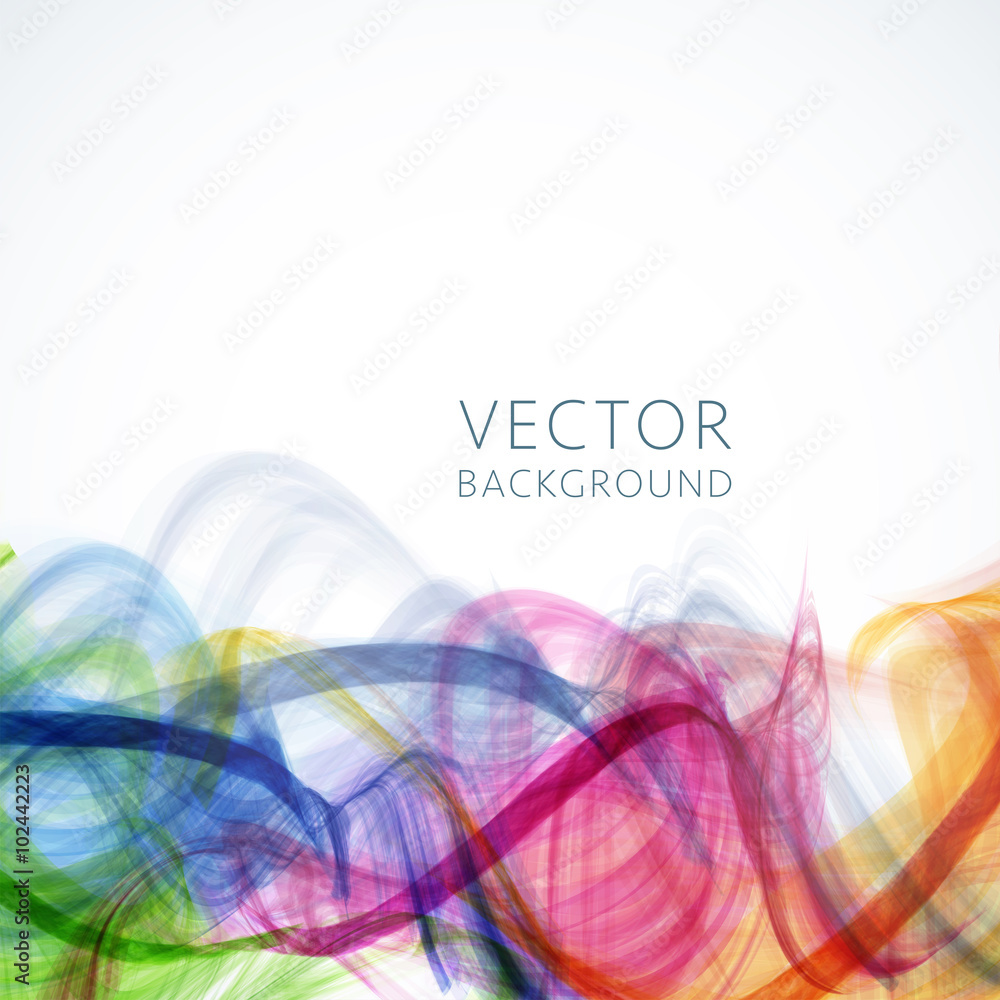 Abstract waves background