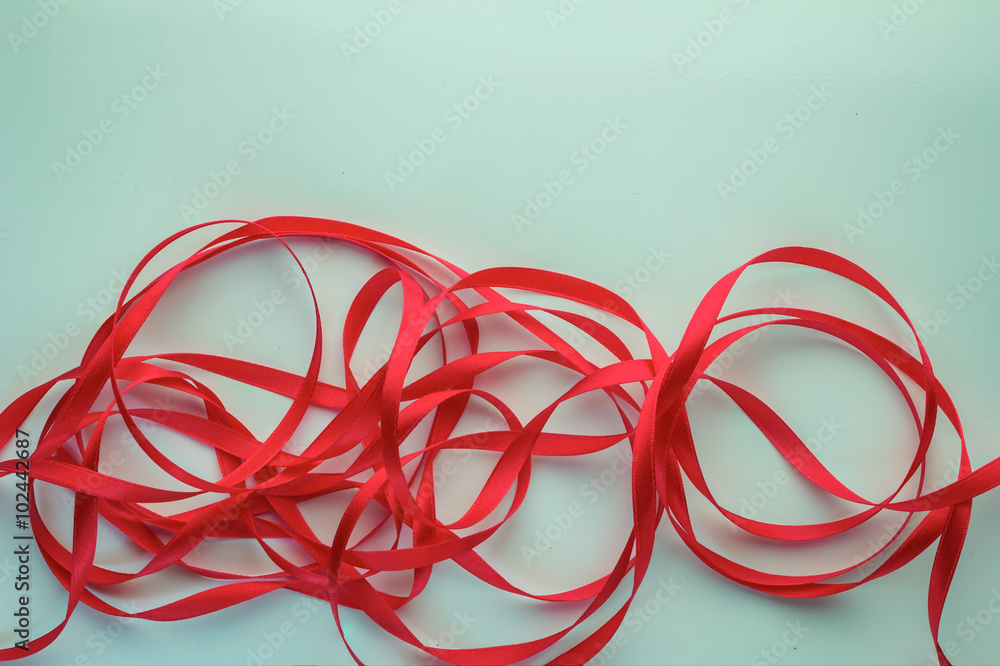 red ribbon background red ribbon background