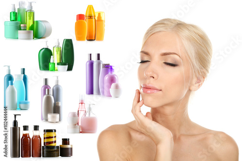 Beautiful young woman with ...