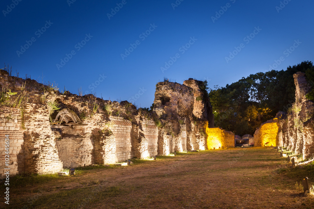 The Old Roman Baths of Odessos, Varna, Bulgaria