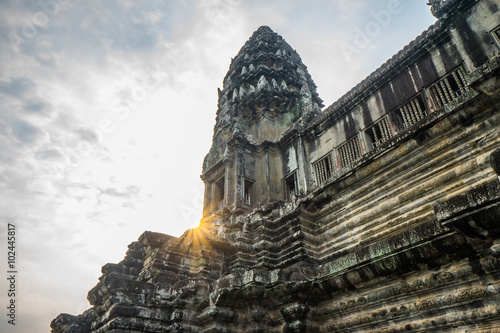 Inside of Angkor Wat, Cambodia