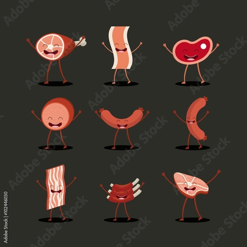 food character design 