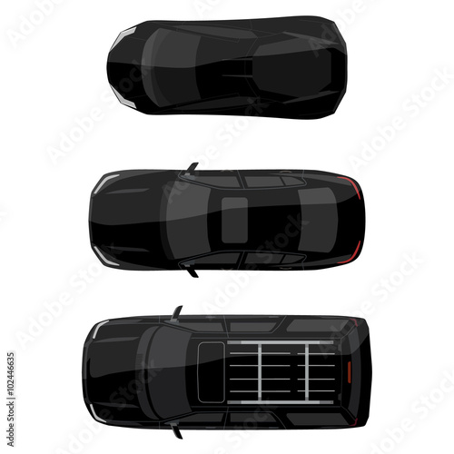 Black car vector