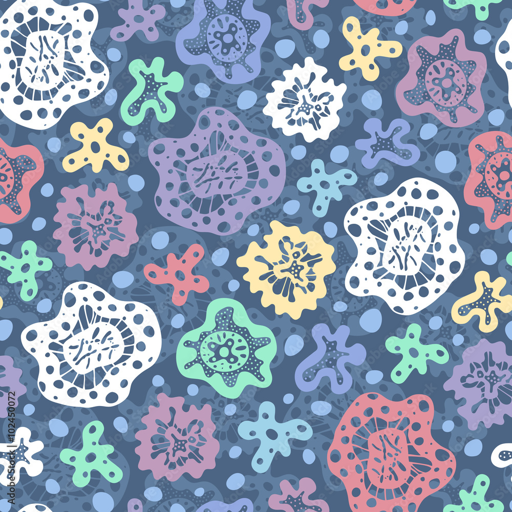 Naklejka premium Abstract seamless background