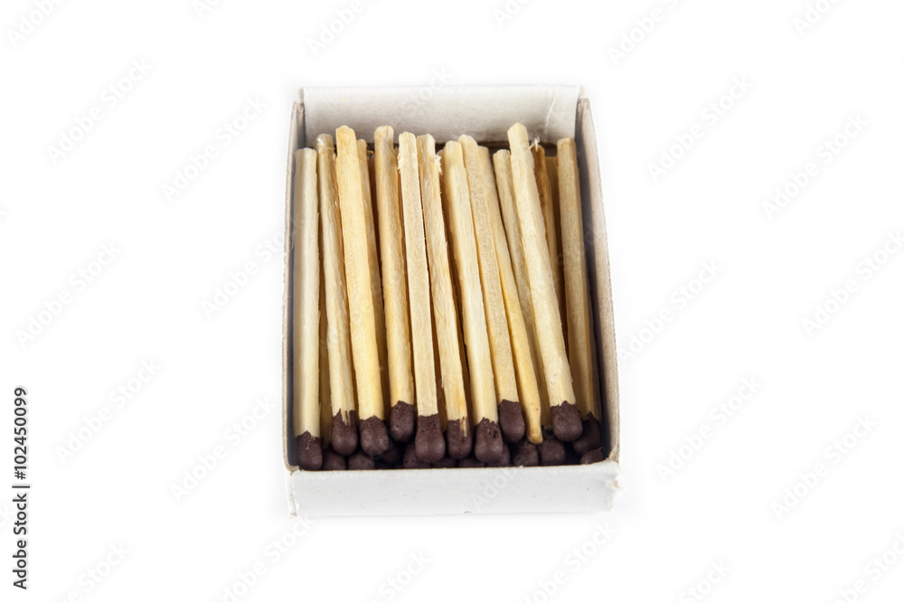 beautiful match isolated on white background.