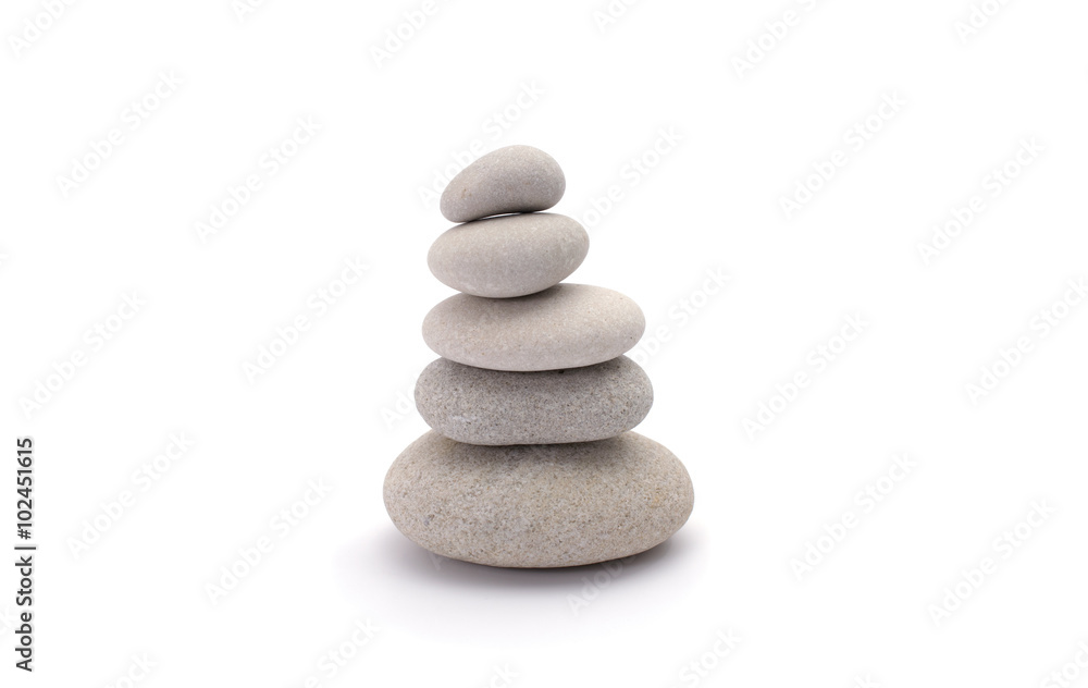 Spa stones isolated on white background Spa stones isolated on white background