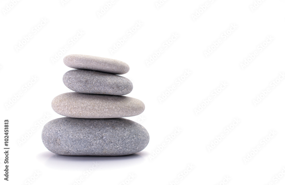 Spa stones isolated on white background Spa stones isolated on white background