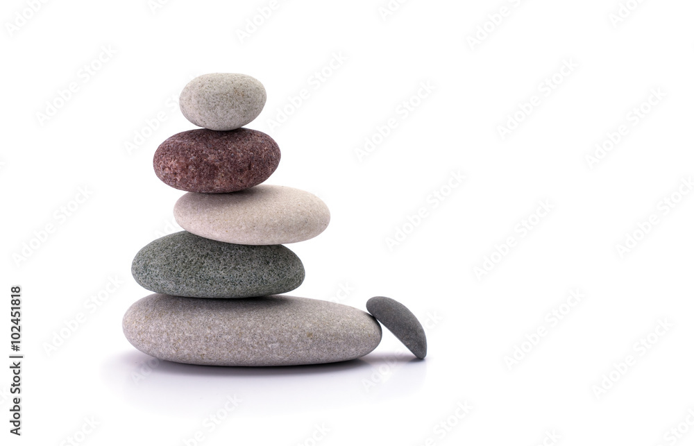 Spa stones isolated on white background Spa stones isolated on white background