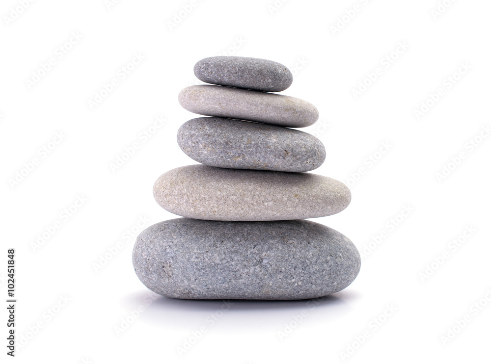 Spa stones isolated on white background Spa stones isolated on white background