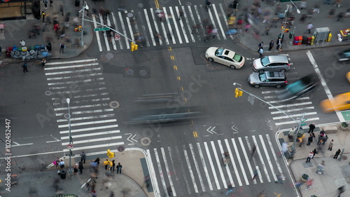 4K New York City Madison Square Traffic Timelapse 3a