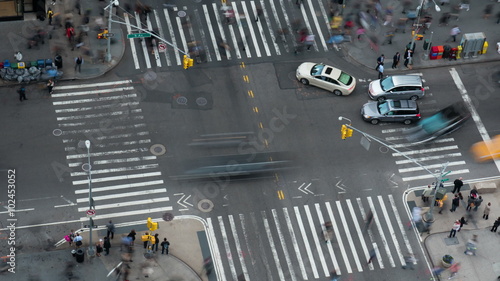 4K New York City Madison Square Traffic Timelapse 3b