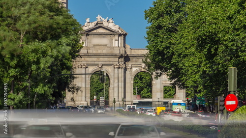 The Puerta de Alcala timelapse is a Neo-classical monument in the Plaza de la Independencia in Madrid, Spain.