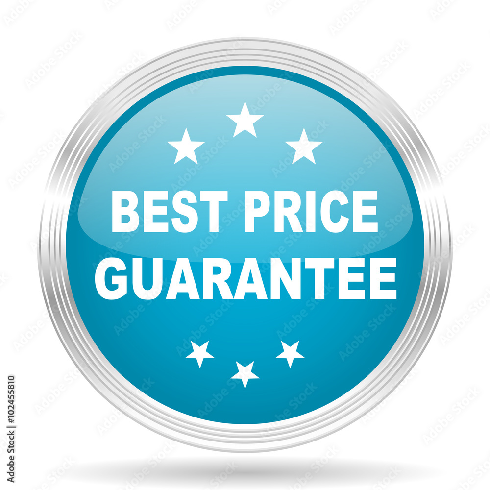 best price guarantee blue glossy metallic circle modern web icon on white background best price guarantee blue glossy metallic circle modern web icon on white background
