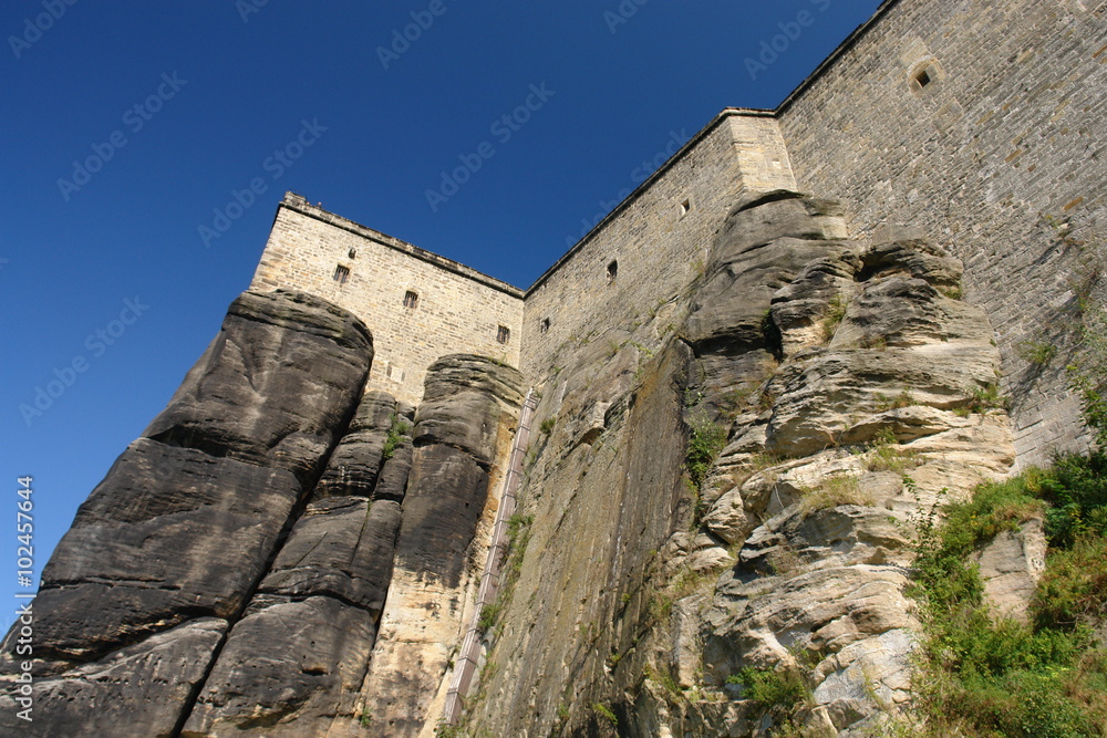 Festung Königstein in der Sächsischen Schweiz