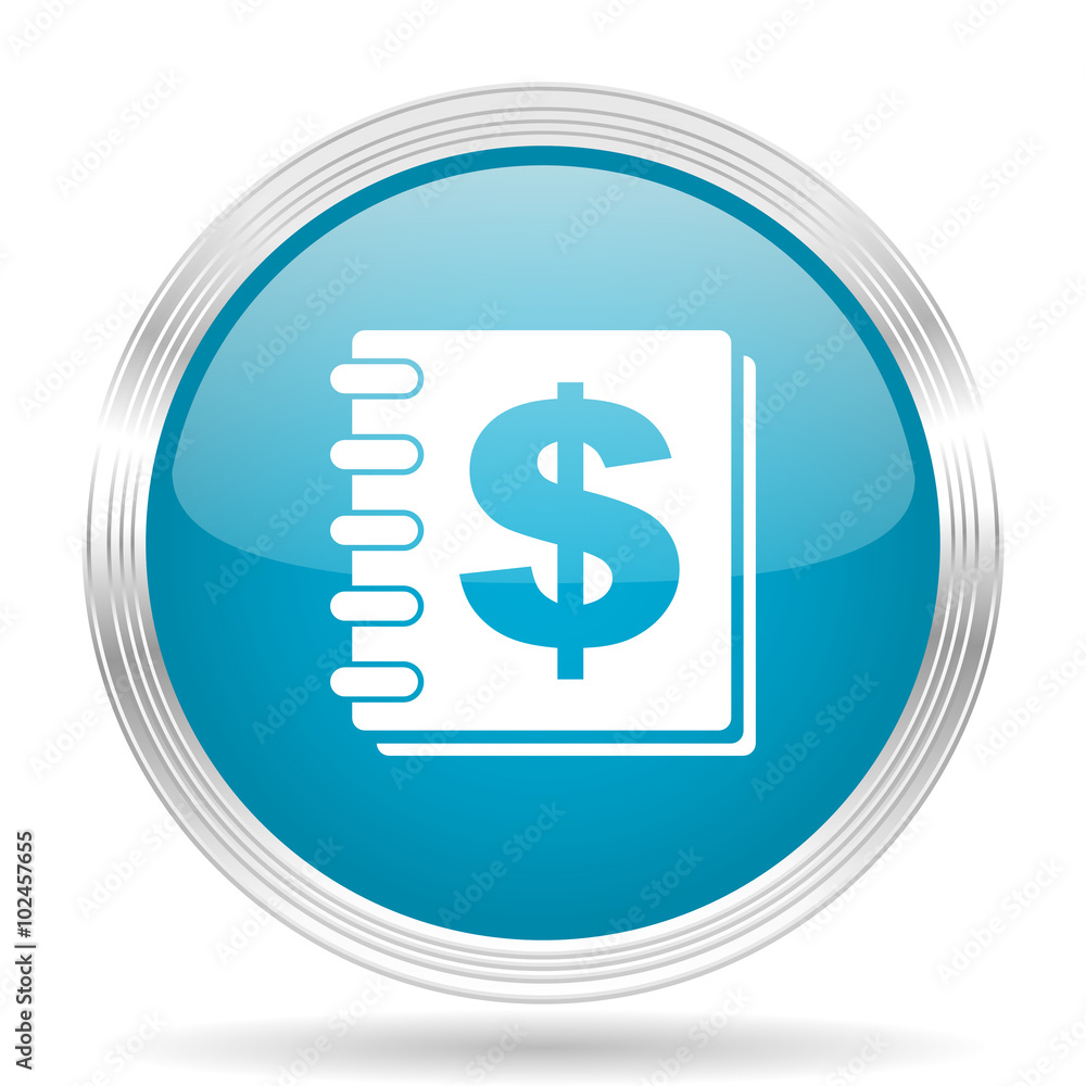 money blue glossy metallic circle modern web icon on white background money blue glossy metallic circle modern web icon on white background
