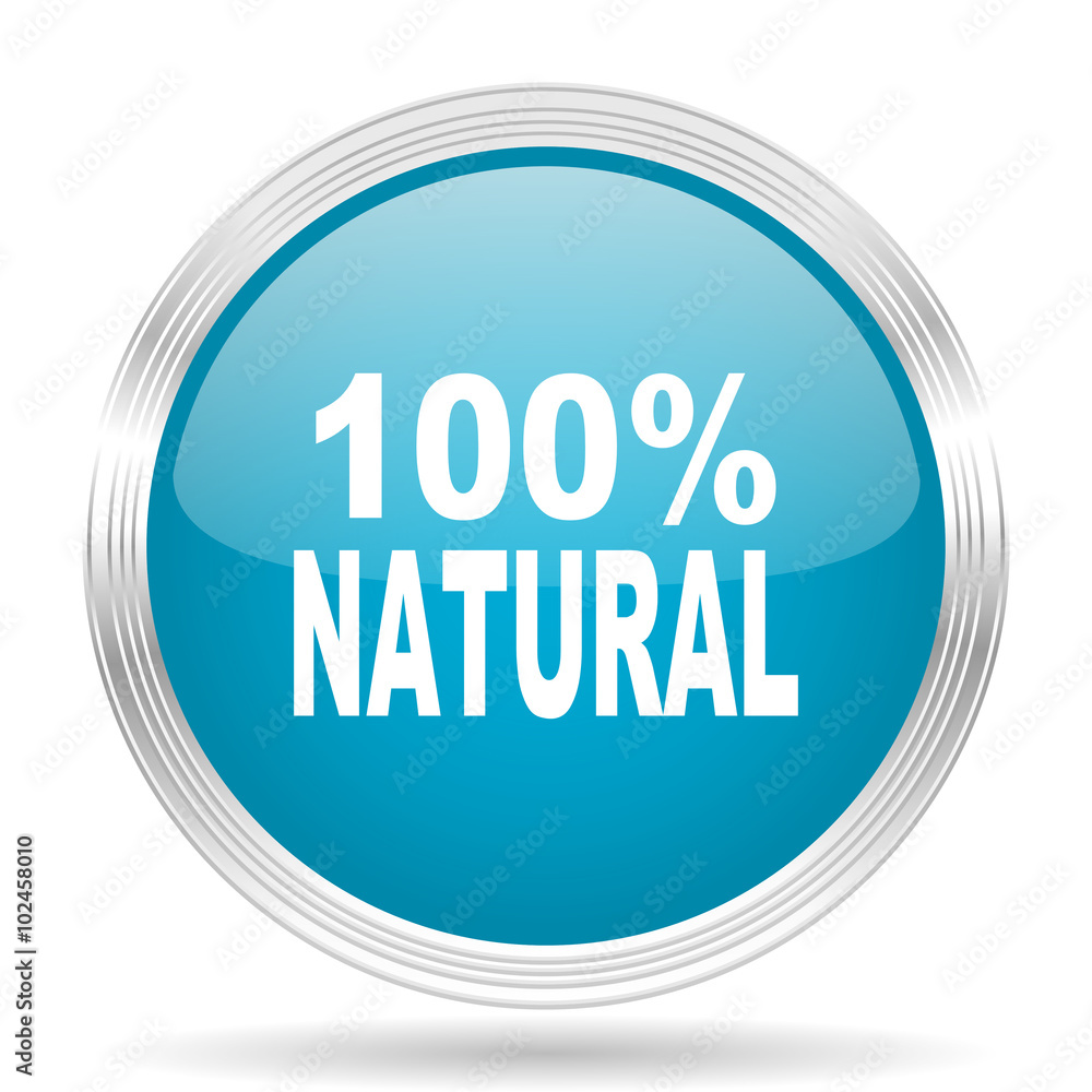 natural blue glossy metallic circle modern web icon on white background natural blue glossy metallic circle modern web icon on white background