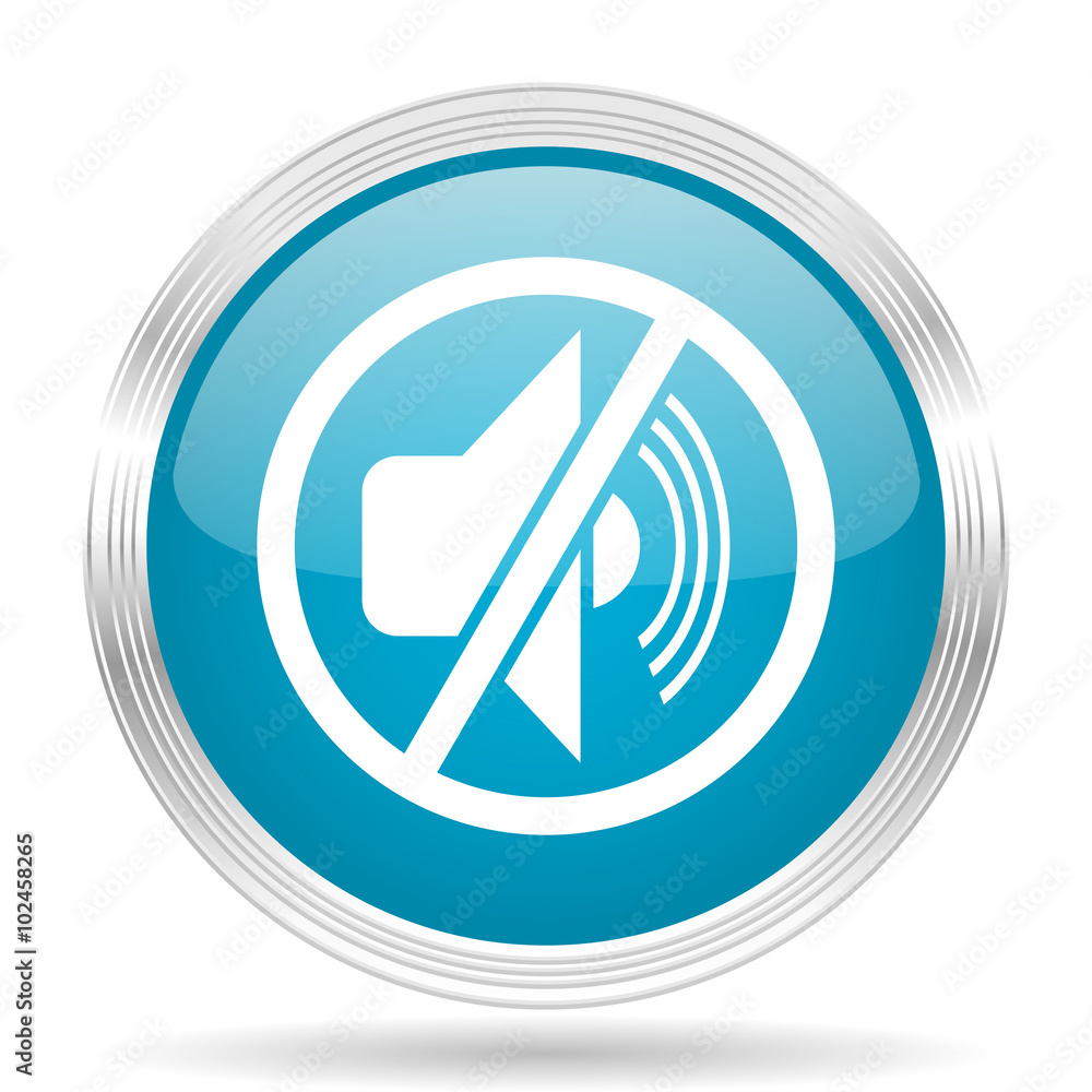 mute blue glossy metallic circle modern web icon on white background mute blue glossy metallic circle modern web icon on white background
