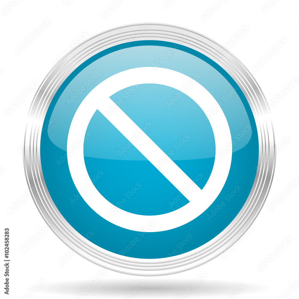 access denied blue glossy metallic circle modern web icon on white background access denied blue glossy metallic circle modern web icon on white background