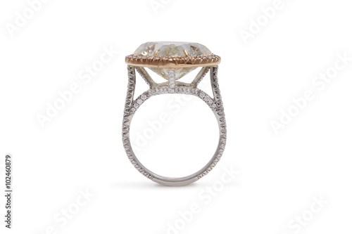 Gorgeous Heart Diamond Ring in Rose Gold