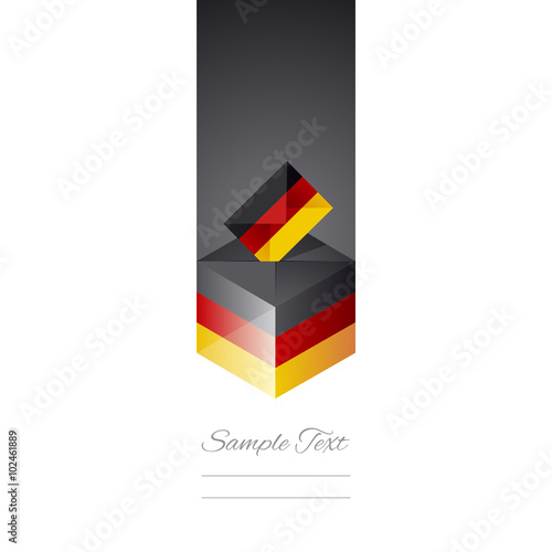 Elections in Germany white background vector