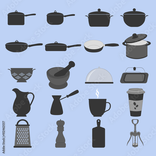 Cookware Icons Set
