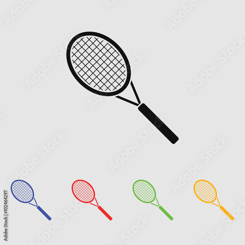 Tennis racket sport icon