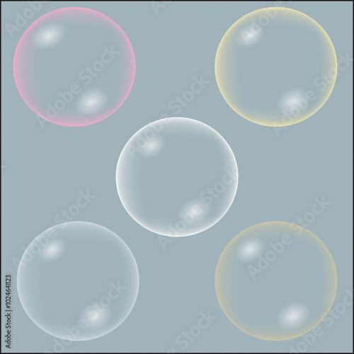 Bubbles vector illustration