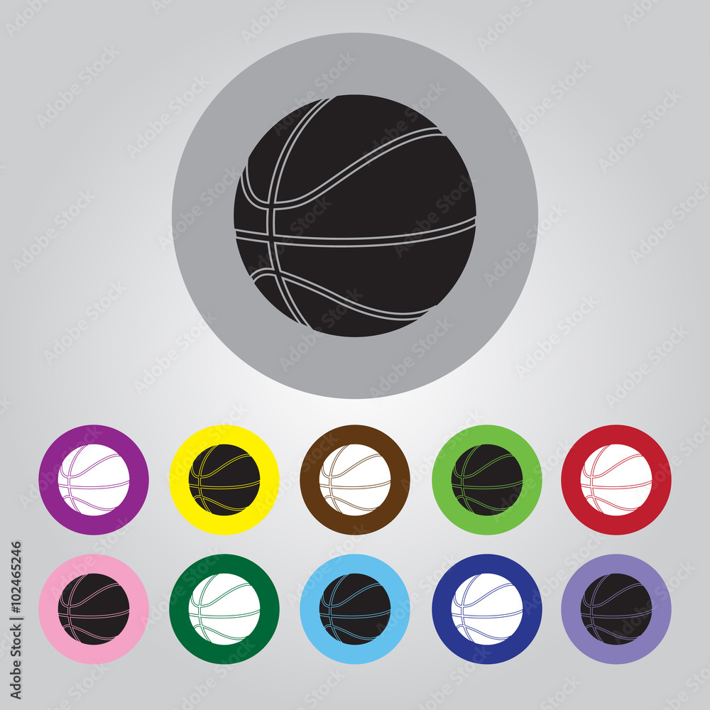 Basketball sport icon Basketball sport icon
