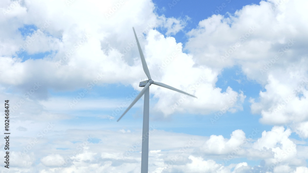 Beautiful Wind Turbines Generating Electricity with blue sky background in Thailand :Ultra-HD 4K High quality footage size (3840x2160) Beautiful Wind Turbines Generating Electricity with blue sky background in Thailand :Ultra-HD 4K High quality footage size (3840x2160)