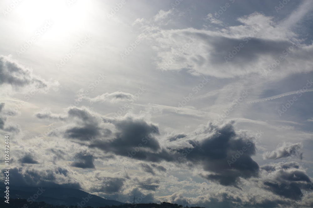 Obraz premium Dark clouds
